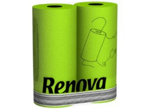 Papel Toalha Gourmet Renova C/2 Verde - SATINBOX - Higiene E Beleza