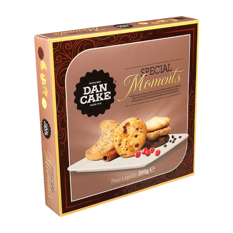 Biscoitos Sortidos Special Moments Pastelaria Dan Cake Caixa 200g