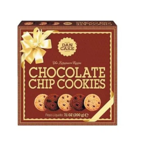 BISC.DANCAKE 200G CHOC.CHIPS COOKIES - Dan Cake