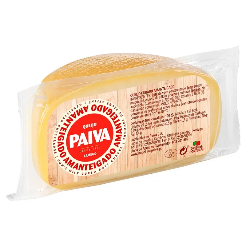 Queijo Amanteigado Paiva 250gr