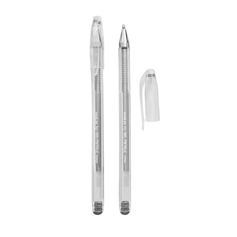 CANETA GEL METALICA BT - PRATA C/1 - Niazi