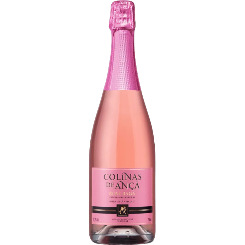 Espumante Português Colinas de Ançã Natural Baga Rosé Beira Atlantico 750ml