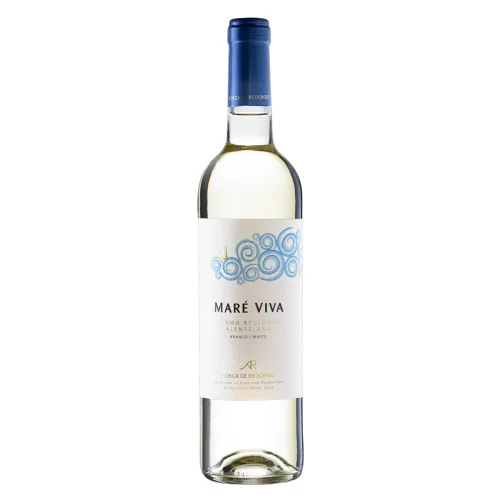 VINHO PORTUGUÊS BRANCO SECO MAR VIVA ROUPEIRO RABO DE OVELHA ALENTEJANO GARRAFA 750ML - MARÉ VIVA