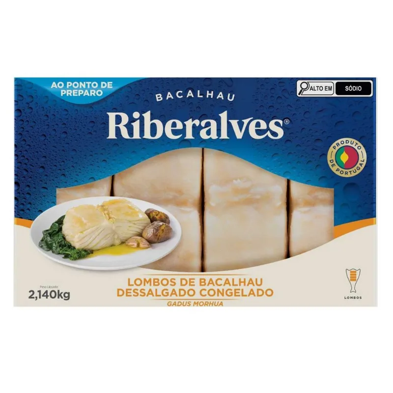 Lombo de Bacalhau Riberalves 2,140Kg