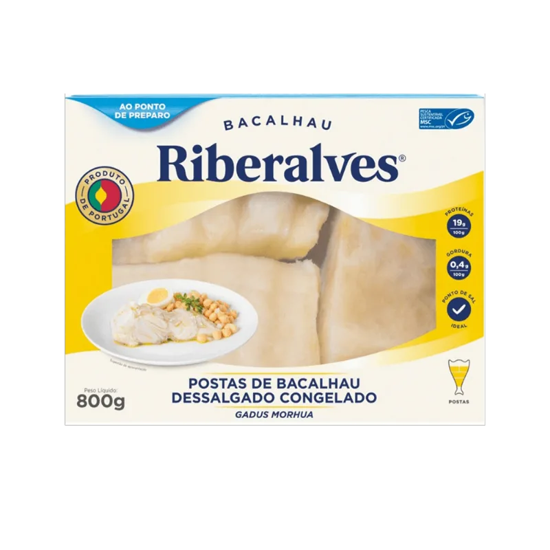Lombo De Bacalhau Riberalves 800g