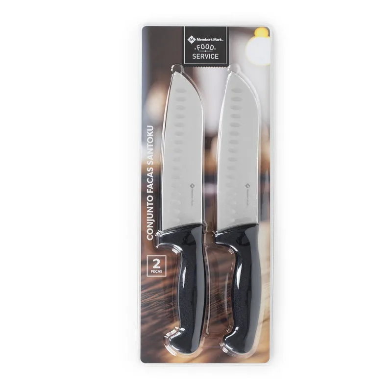 Conjunto Facas Santoku 2 Peças Member's Mark