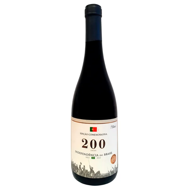 Vinho Português 200 Anos Independência Brasil Tinto 750ml