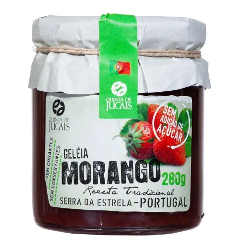 Geleia Quinta De Jugais S/acucar 280g Morango - MORANGO