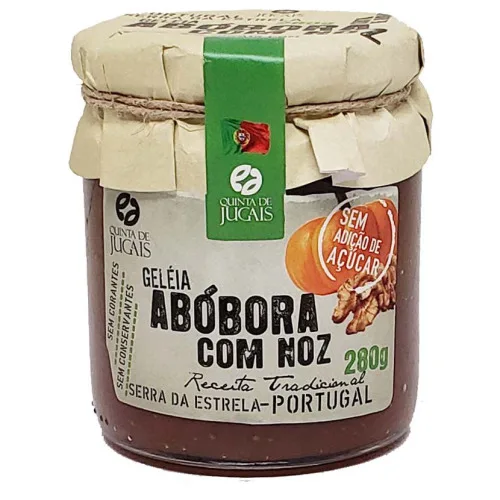 Geleia Quinta De Jugais S/acucar 280g Abobora C/noz