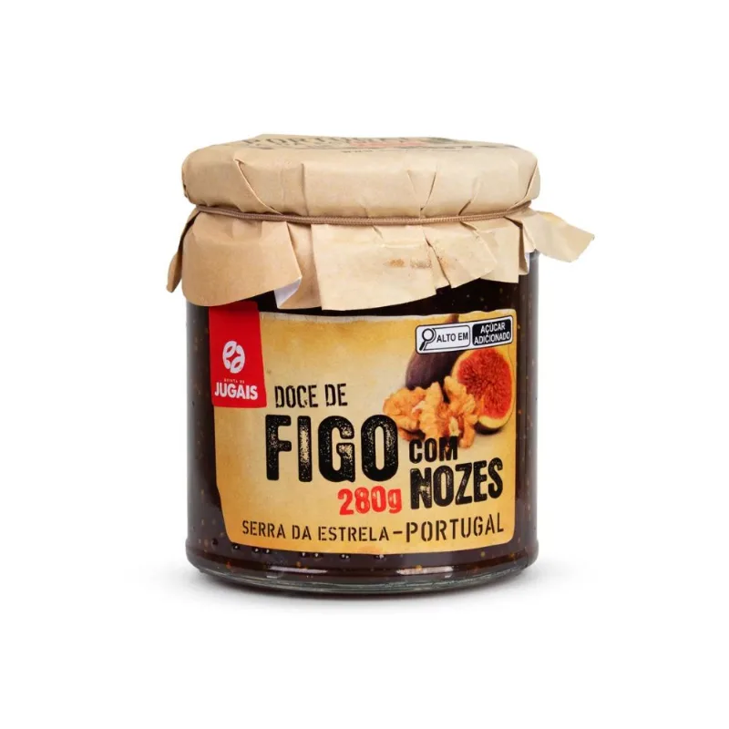 Geleia Tradicional Figo com Nozes Quinta de Jugais 280g