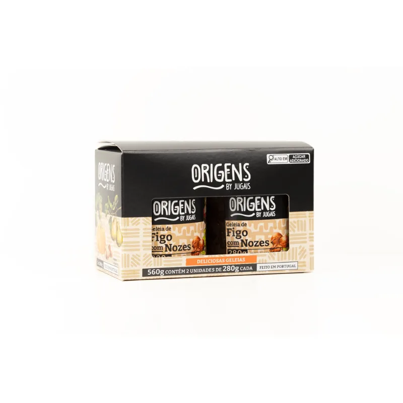 Geléia de Figo com Noz Origens by Jugais Pack 2x280g