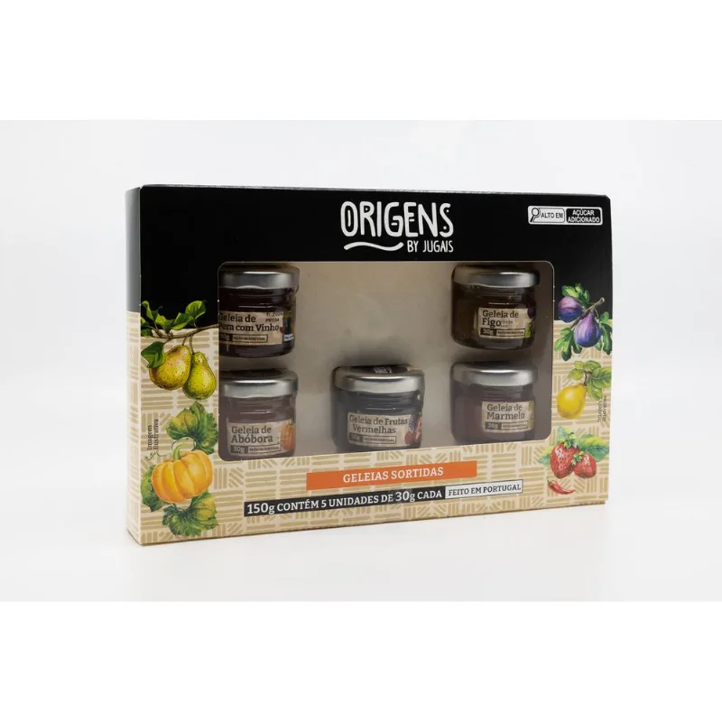 Geléias Sortidas Origens by Jugais Pack 5x30g