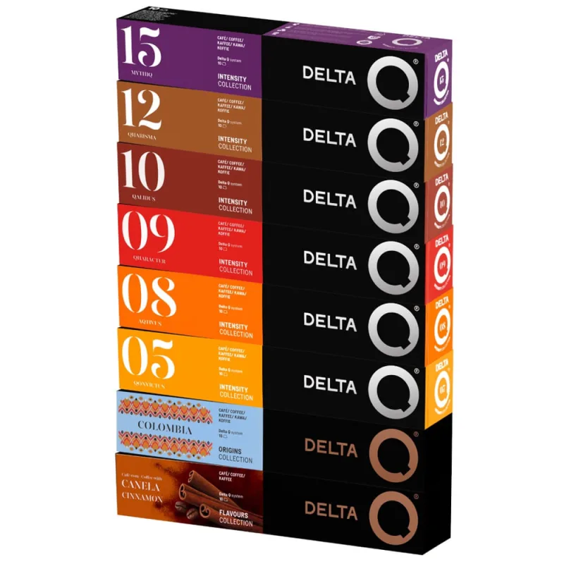 Kit 80 Cápsulas Café Expresso Original p/ Cafeteira Delta Q - Não Disponível
