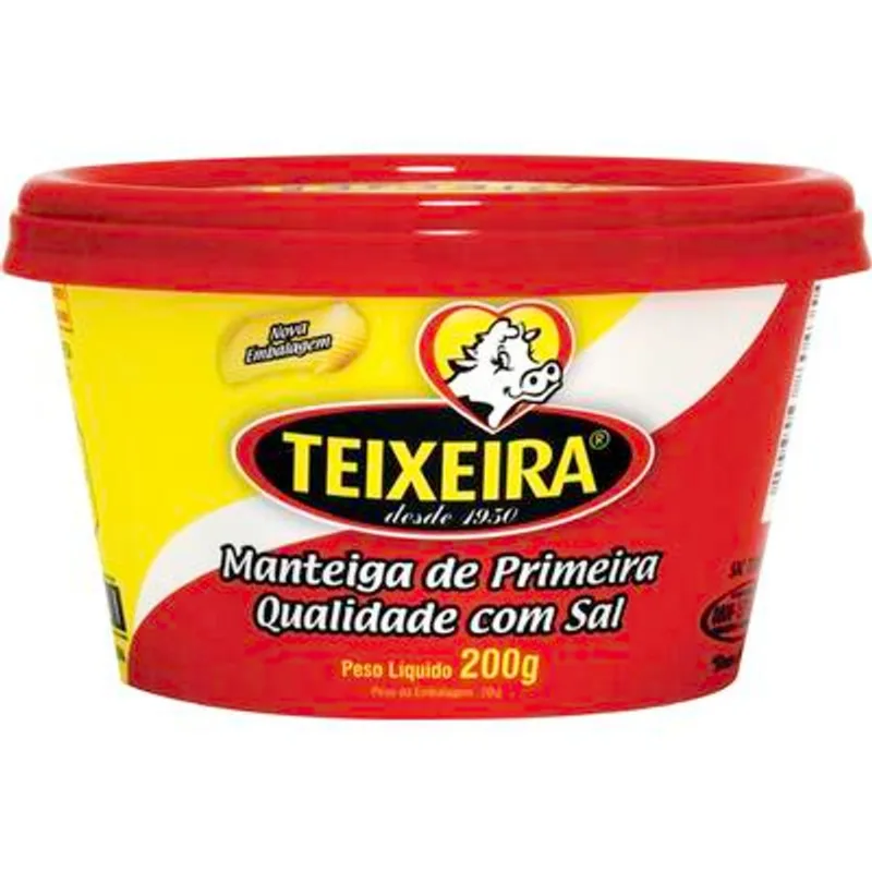 Manteiga Teixeira Com sal 200g