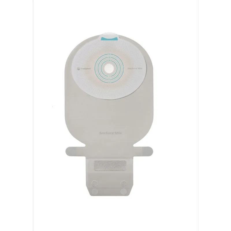 Bolsa Ostomia Drenável Sensura MIO Plana Rec 10-55mm Cinza Maxi - 30un - Coloplast 10451