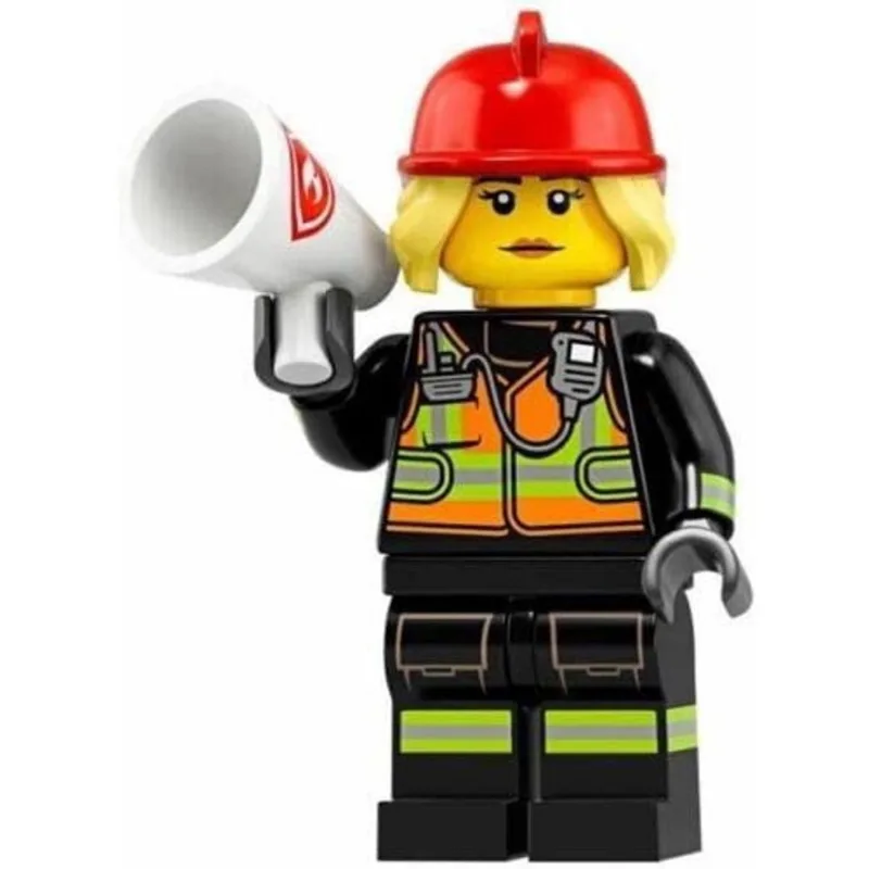 Minifigura Bombeiro Série 19 lego