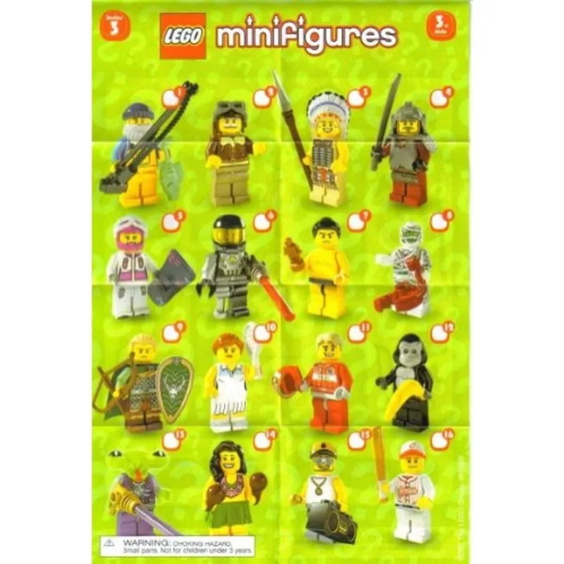 Lego Série 3 Mistério Figura Pacote 1- Aleatório