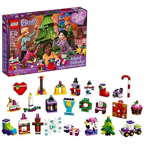 Lego Friends Advent Calendar 41353, Nova Edição 2018, Brinquedos de Construção Pequena, Calendário de Contagem Regressiva de Natal para Crianças (500 - Lego