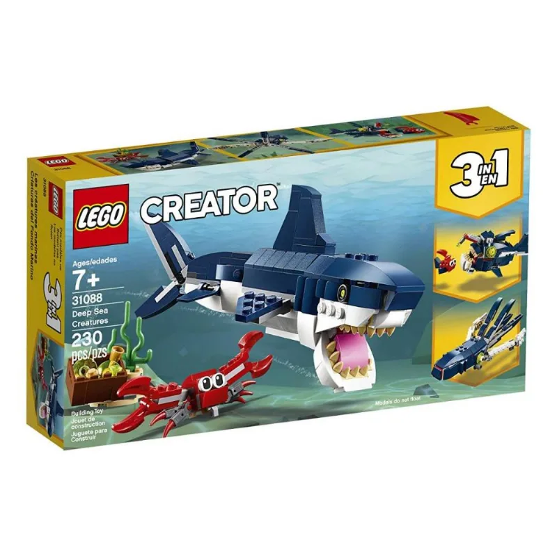 Criaturas do Fundo do Mar 3 Em 1 - LEGO Creator 31088