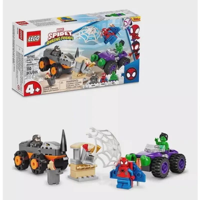 Lego Super Heroes Duelo De Caminhões Hulk Vs Rhino 10782