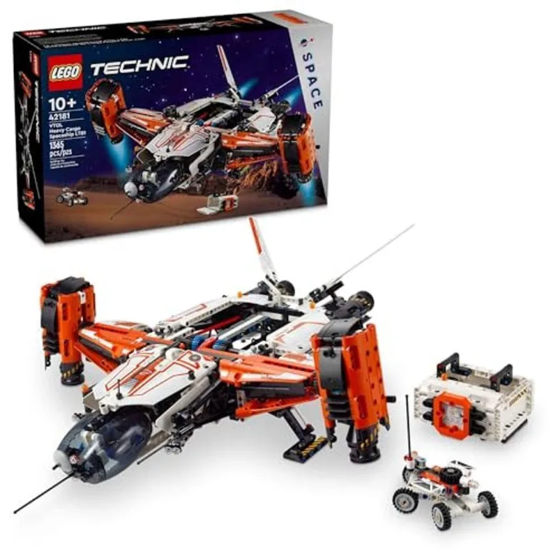 Lego Technic Vtol Heavy Cargo Spaceship Lt81, 1365 Peças