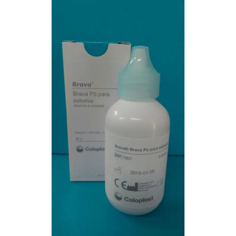 Kit 4un Pó Para Estomia - Brava - Coloplast 1907 1907 - 4 unidades