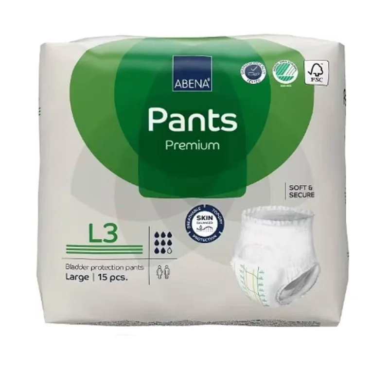 Fralda Geriatrica Abena Pants Premium L3 com 15 unds - Abena