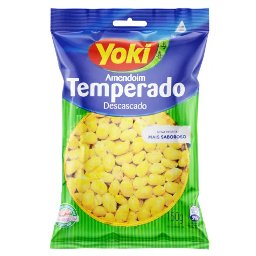 Amendoim Temperado Descascado Yoki Pacote 150g - YOKI