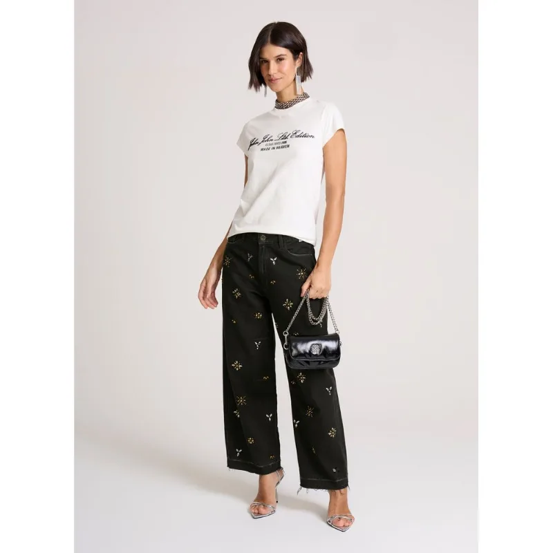 Calça Jeans Baggy Hotfix John John Feminina 40