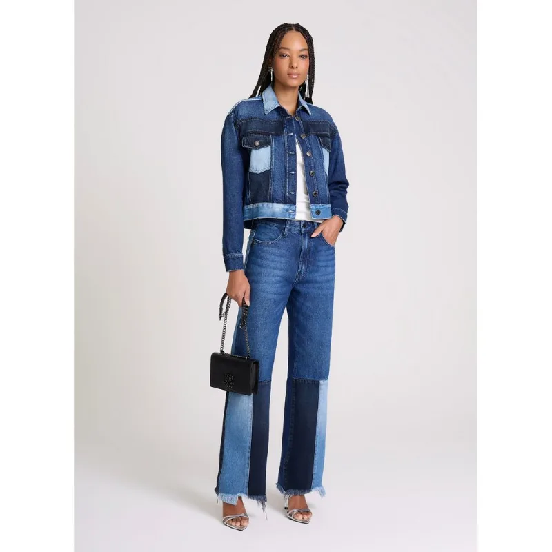 Calça Jeans New Wide Mixed John John Feminina 40