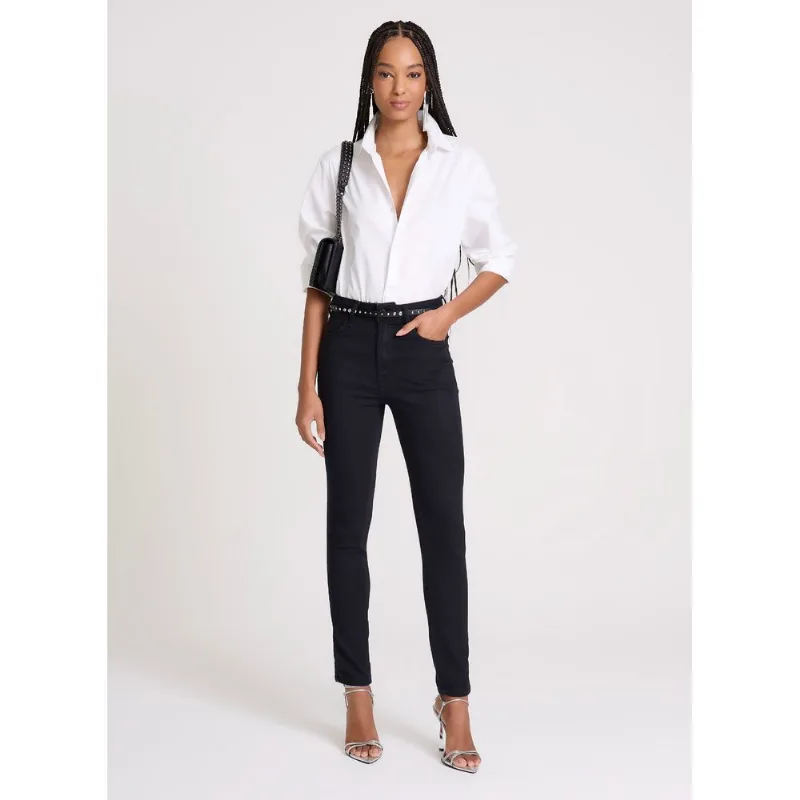Calça Jeans High Skinny Black John John Feminina 36