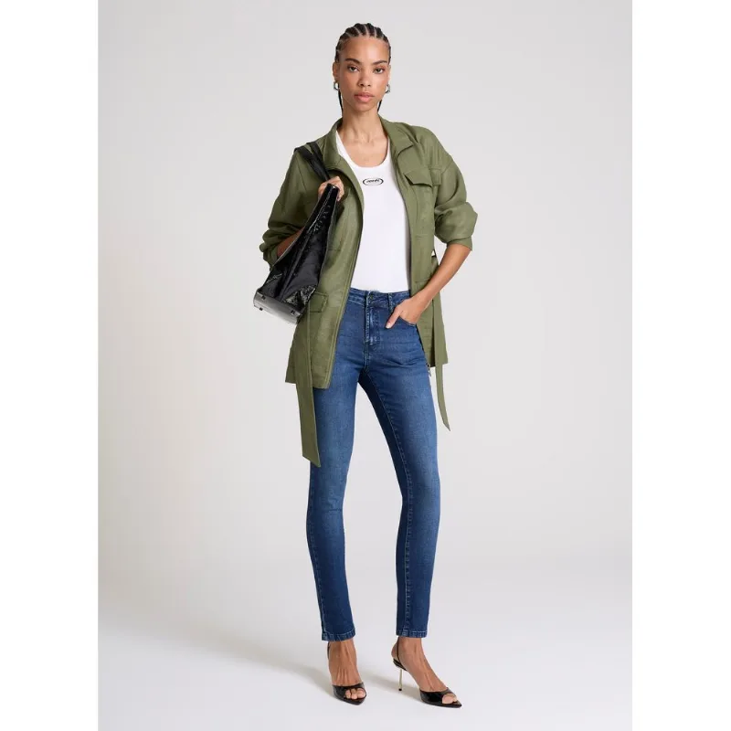 Calça Jeans Midi Skinny Moscou John John Feminina 36