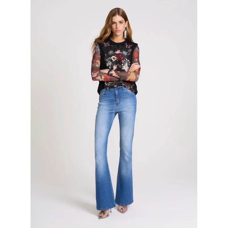 Calça Jeans Flare Warren John John Feminina 48