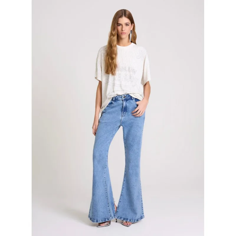 Calça Jeans Flare Boho Cusco John John Feminina 34