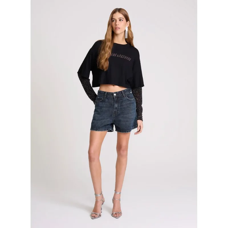 Bermuda Jeans Comfort Fit Delaware John John Feminina 44