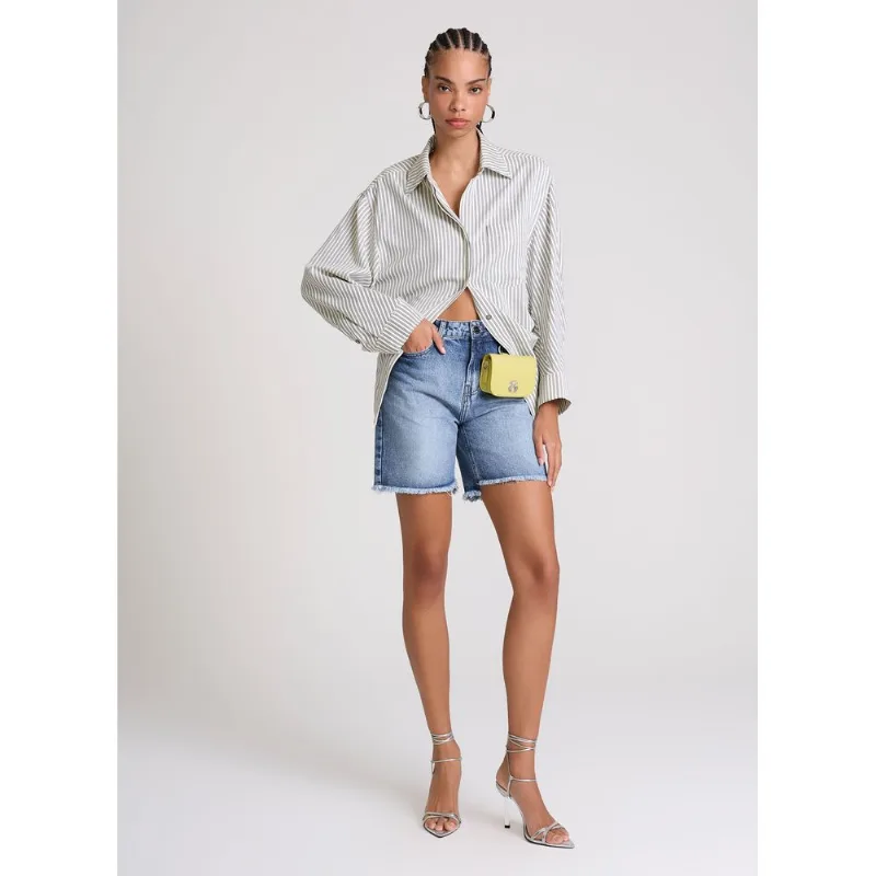 Bermuda Jeans 90's Lancaster John John Feminina 40
