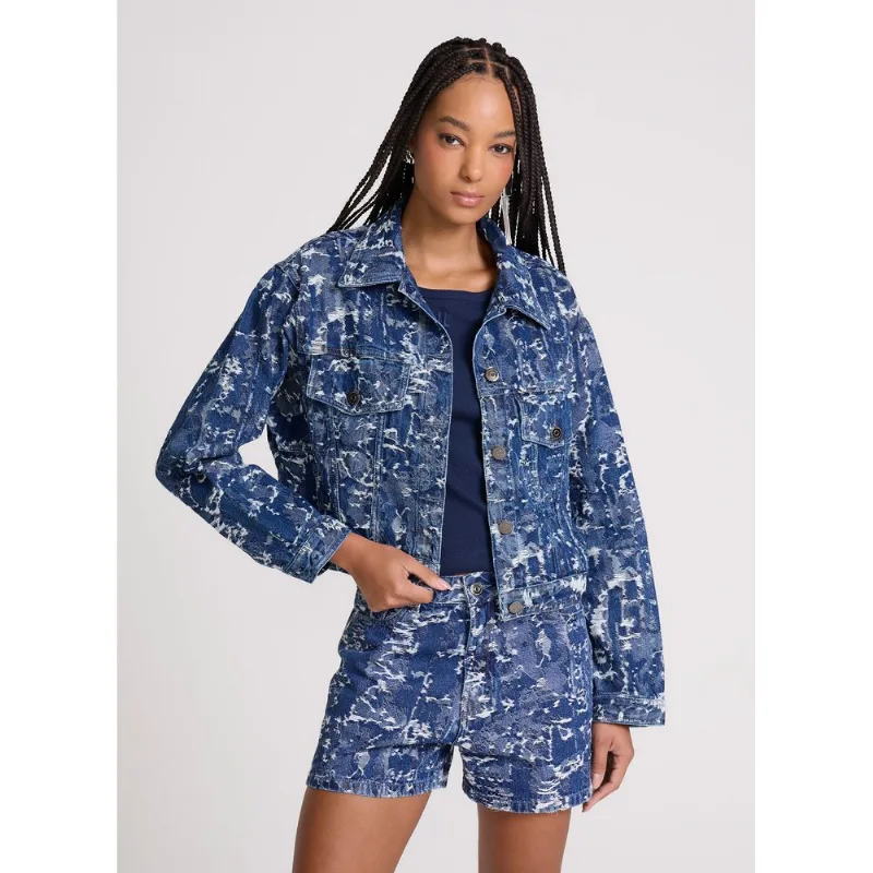 Jaqueta Jeans Ampla Kyoto John John Feminina P