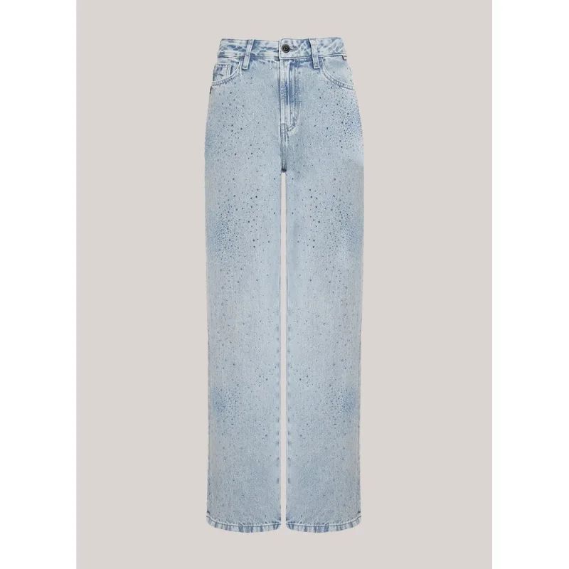 Calça Jeans Relaxed Fit Sparkle John John Feminina 42