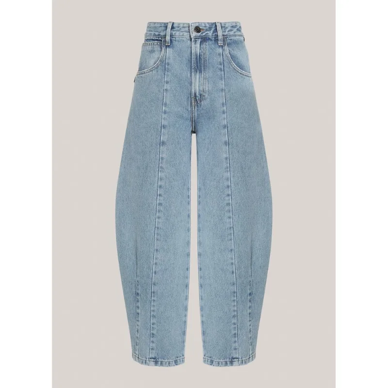 Calça Jeans Balloon Patchwork John John Feminina 40