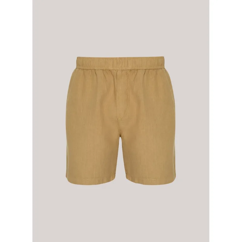 Shorts Reto Linen Light Summer Camel John John Masculino GG