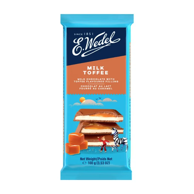 Chocolate Polonês Milk Toffee E. Wedel 100g