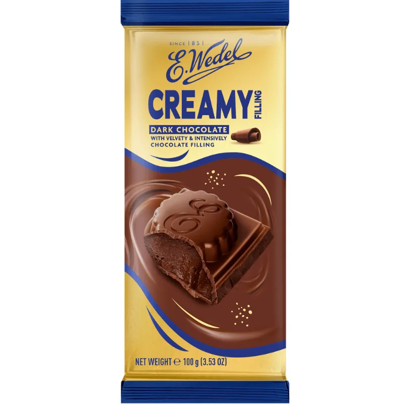 Chocolate em Barra E.Wedel Amargo com Mousse 100g