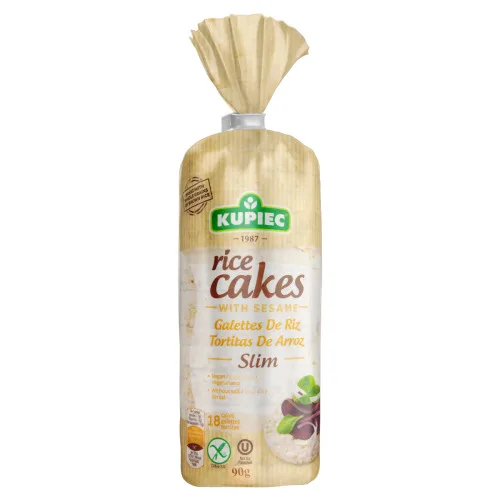 Biscoito.arroz Kupiec C/gergelim 90gr - KUPIEC