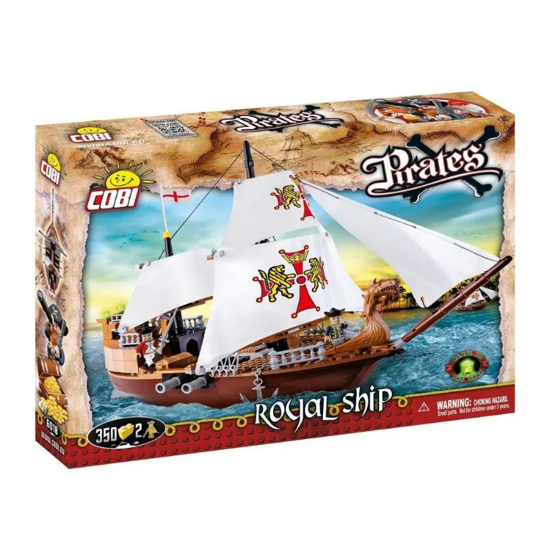 Piratas Royal Navio Blocos Para Montar Com 350 Pçs
