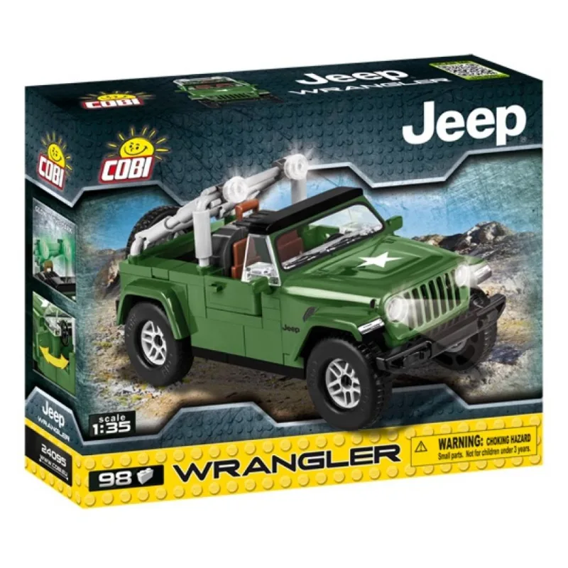 Jeep Wrangler Militar - Blocos de Montar 98 Peças - 1/35 - Cobi