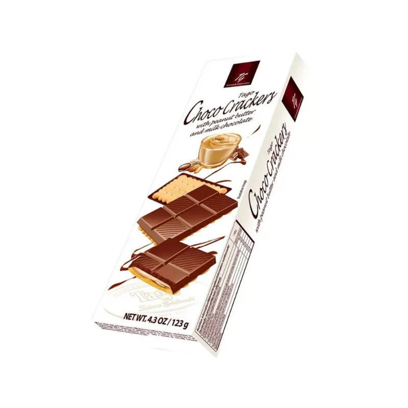 Chocolate Cracker com Pasta de Amendoim Choco Crackers Caixa 123g