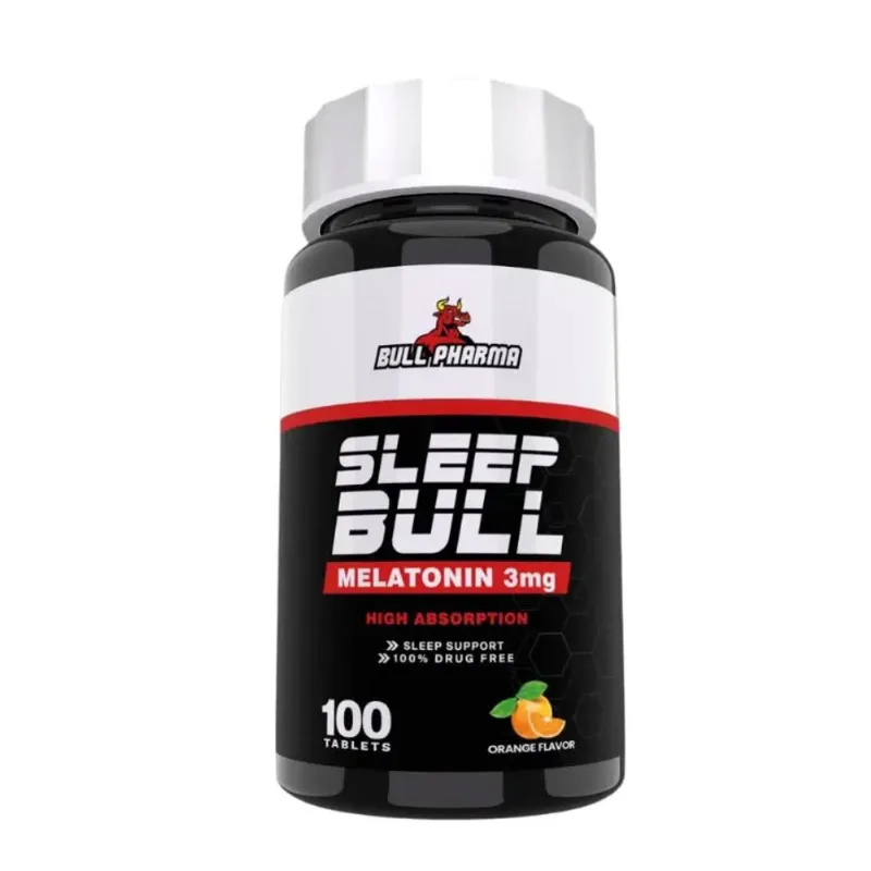 Sleep Bull 3mg (100 Tablets) Orange - Bull Pharma