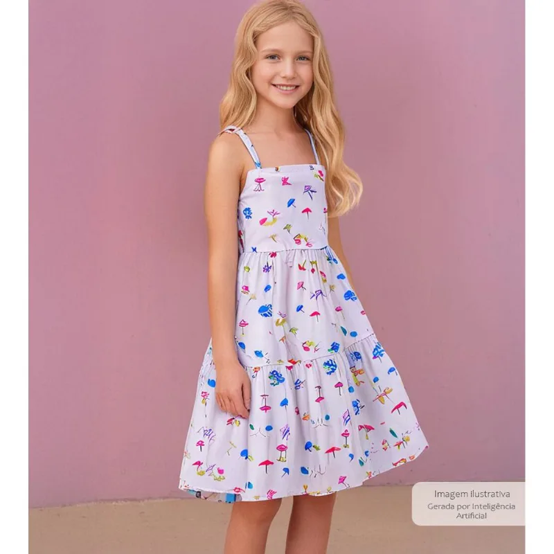Vestido Brincadeiras- 29132 Bege - 8