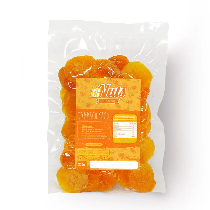 Damasco Seco Turco - 0,25 Kg - Não Informado