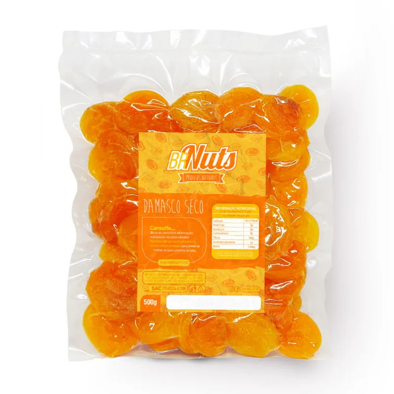 Damasco Seco Turco - 0,50 Kg - Não Informado